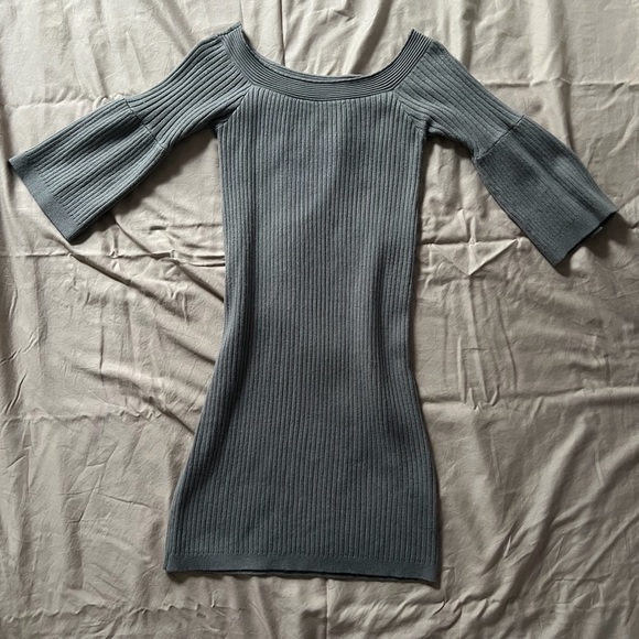 BB Dakota Sweaters - Grey long sleeve sweater dress